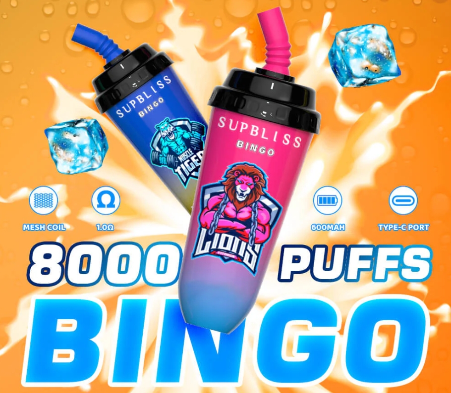 Fumot Supbliss Bingo 8000 Puffs Vape - cireș albastru razz: O experiență de vaping de neuitat în România anului 2025