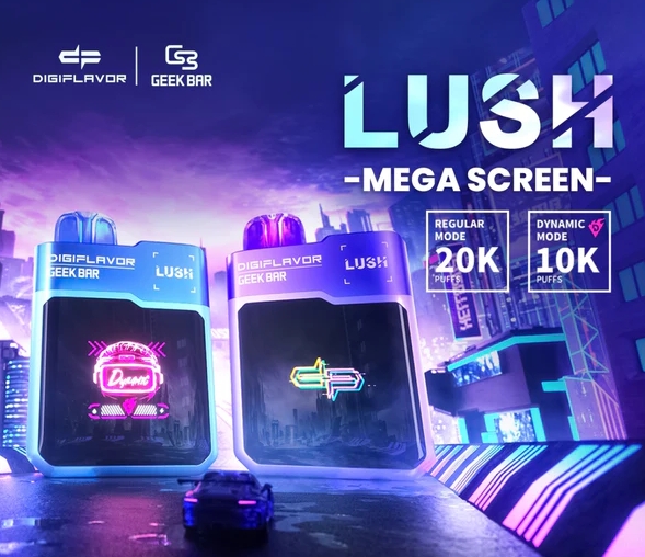Geek Bar Digiflavor Lush 20000 Puffs: Revoluția Portabilă cu Aroma Electrizantă de Gheață Albastră