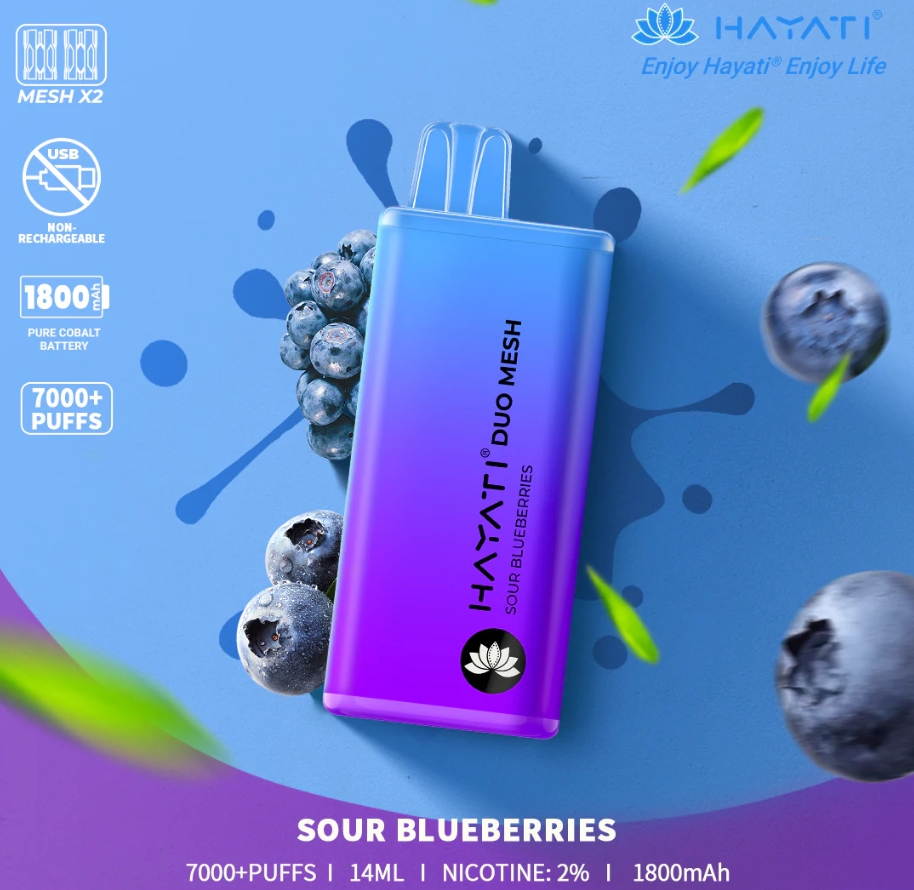Hayati Duo Mesh 7000 Puffs Vape: O Alegere Perfectă pentru Vaperii Moderni din România