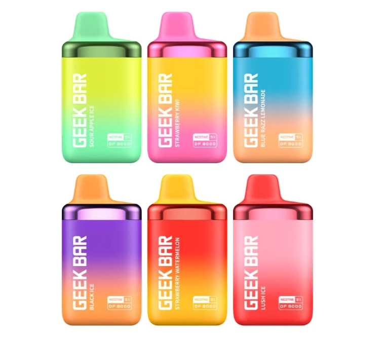Geek Bar DF8000 Vape - Gheață de Mere Acru: O Experiență de Vaping Revoluționară în România