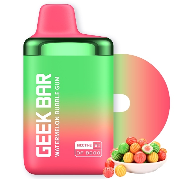 Geek Bar DF8000 Vape - Gumă de Mestecat Pepene Verde: O Experiență de Vaping de Neuitat în România 2025