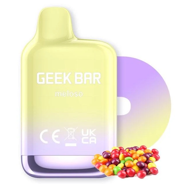 Geek Bar Meloso Mini 600 Vape - explozie curcubeu: O explozie de gust și stil în lumea vapingului din România