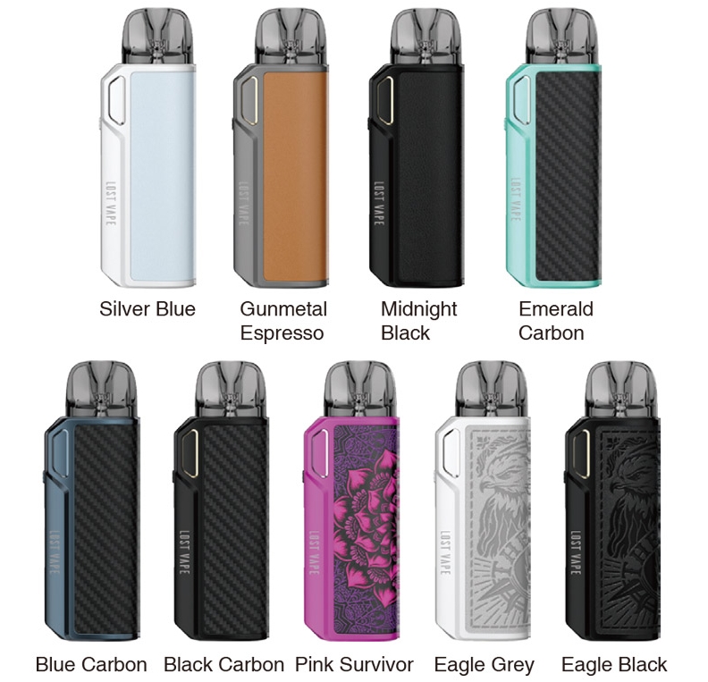 Lost Vape Thelema Elite 40 Pod Kit Vape - Albastru Argintiu: O Experiență de Vapat Futuristă și Elegantă