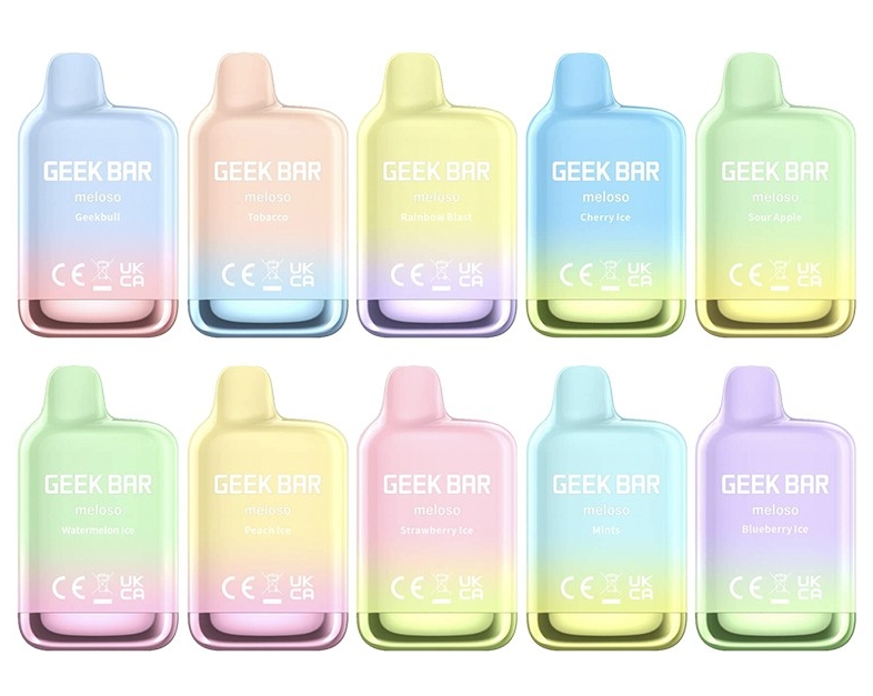 Geek Bar Meloso Mini 600 Puffs Vape - Geekbull: O Explozie de Energie și Stil pe Piața de Vaping din România 2025