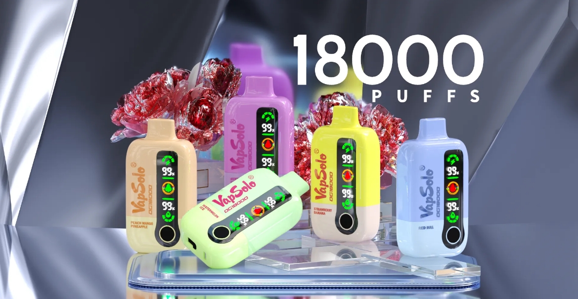 VapSolo DG18000 Puffs - O Explozie Autentică de Fructe de Pădure Mixte, Direct pe Buzele Tale!